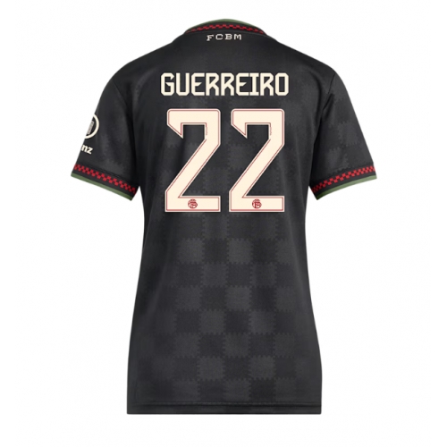 Bayern Munich Raphael Guerreiro #22 Maglia Gara Terza Repliche 2025-26 Donna Maniche Corte Bayern Munich Raphael Guerreiro #22 Maglia Gara Terza Repliche 2025-26 Donna Maniche Corte